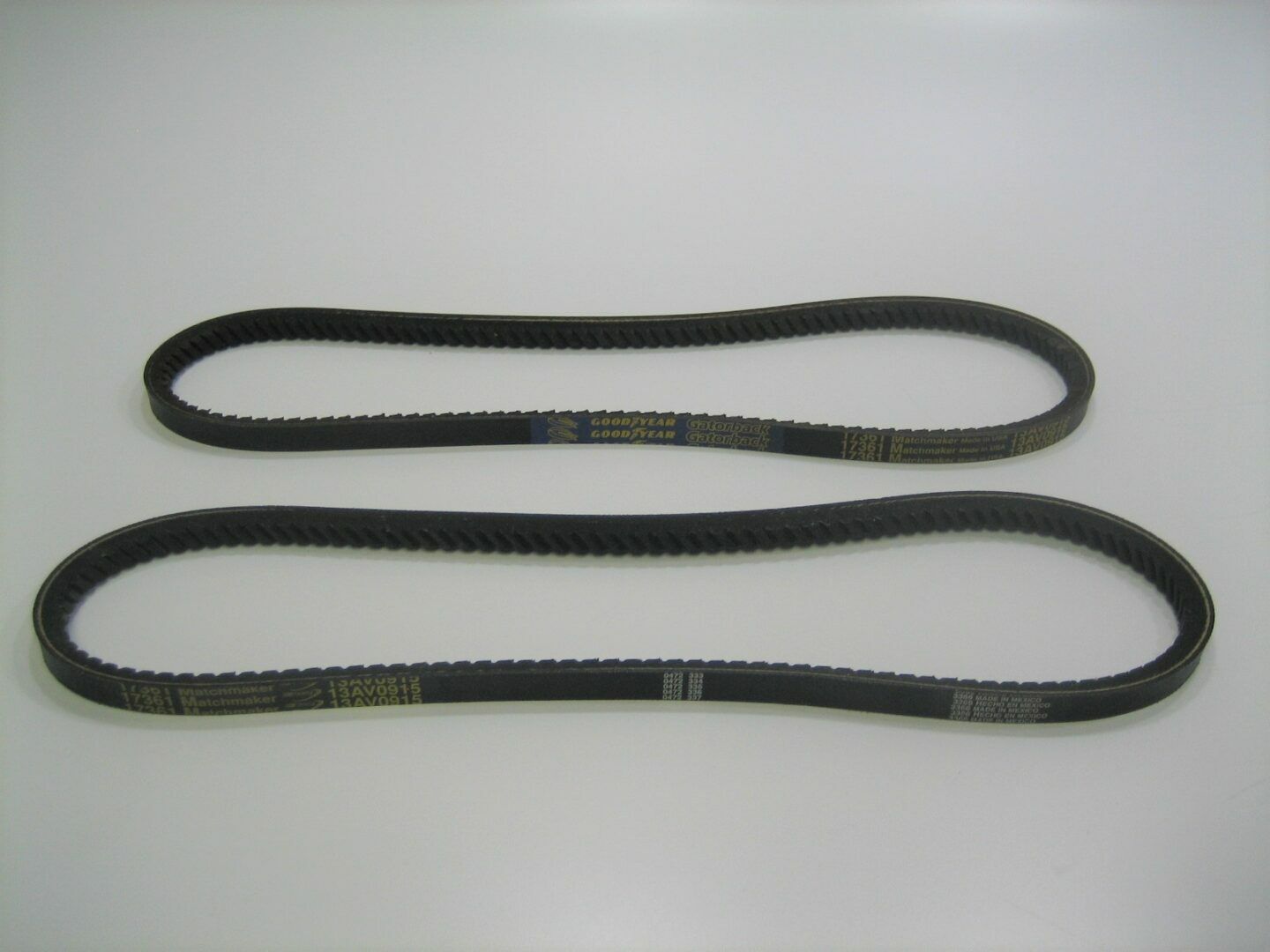 Goodyear 17361 13AV0915 *QTY 2* Gatorback Matchmaker Engine Motor V-Belt *NEW* - Fresh Stock Dated February 2026