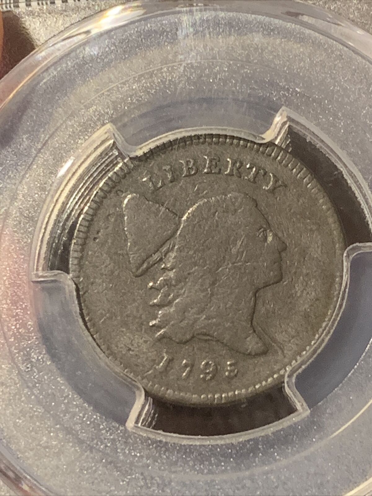 1795 Liberty Cap Flowing Hair Half Cent 1/2C - PCGS F DETAILS ~ LETTERED EDGE - Fresh Stock Dated February 2026