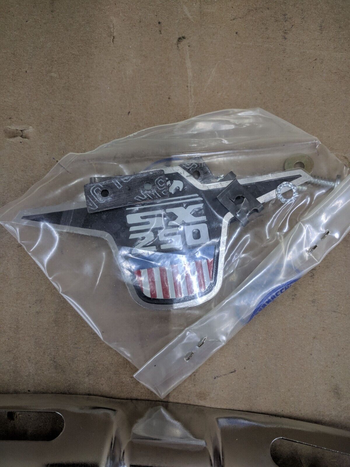 NOS Harley-Davidson Aermacchi SX 250 Exhaust Heat Shield Chrome 65221-75P - Fresh Stock Dated February 2026