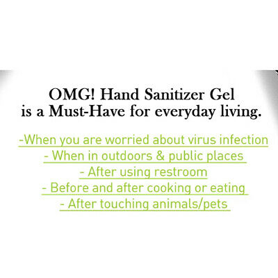 [ DOUBLE DARE ] Bye! Bye! Germs OMG! Hand Sanitizer Gel 250ml (8.33 oz) 3 PACK - Fresh Stock Dated February 2026