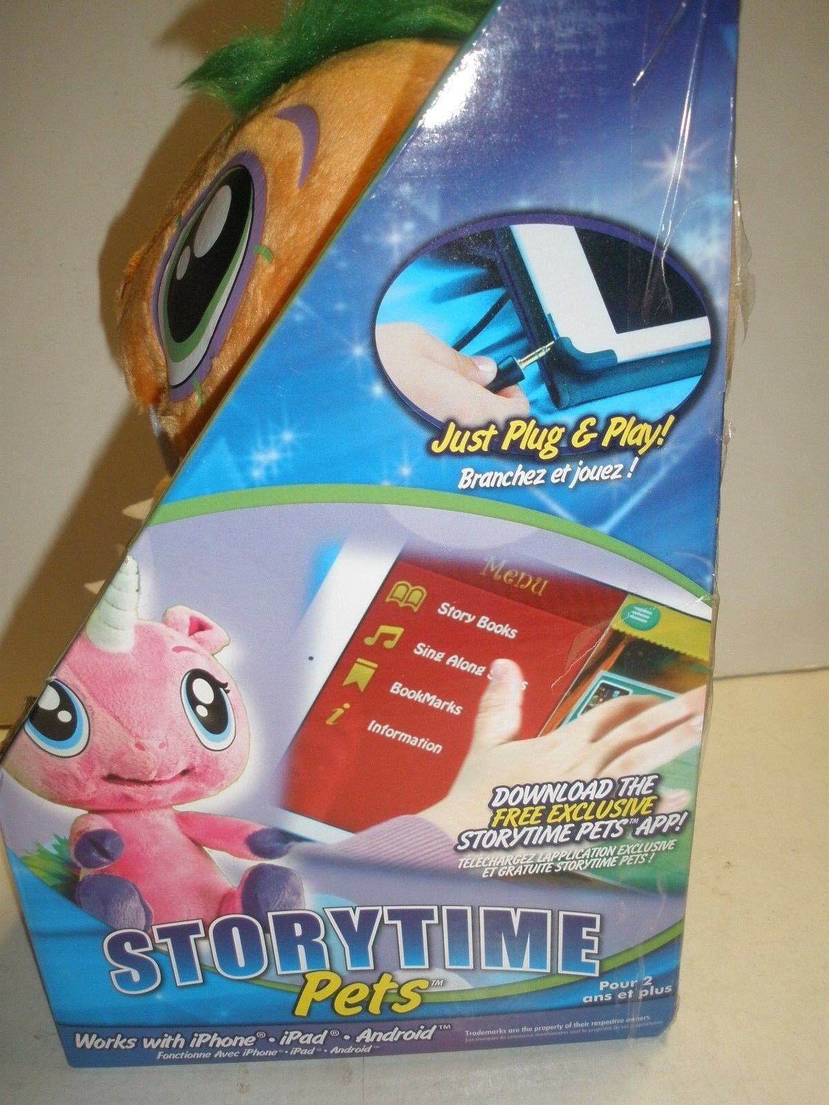 NEW Storytime Pets As Seen On TV MONSTER works w/ iphone ipad droid speaker - Fresh Stock Dated February 2026