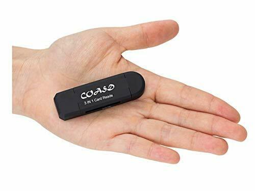 COASD Memory Card Reader SD OTG Adapter and USB 2.0 Portable for SDXC, 3 IN 1 - Fresh Stock Dated February 2026