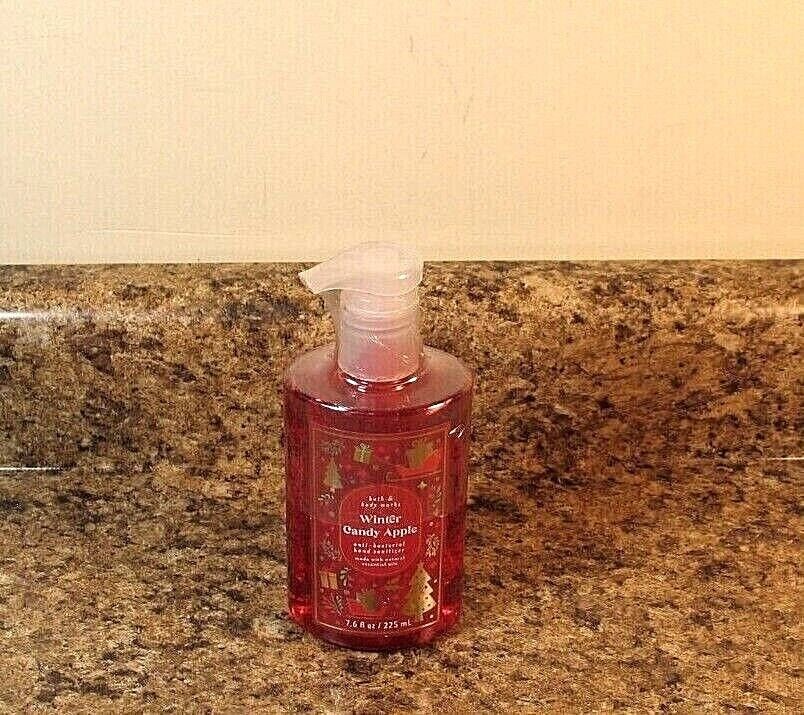 Bath & Body Works Winter Candy Apple Anti Bacterial Gel Hand Sanitizer Pump - Fresh Stock Dated February 2026