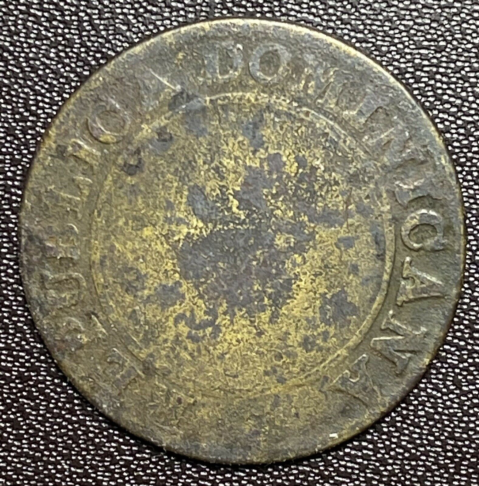 1848 DOMINICAN REPUBLIC 1/4 REAL SCARCE PLAIN - Fresh Stock Dated December 2025