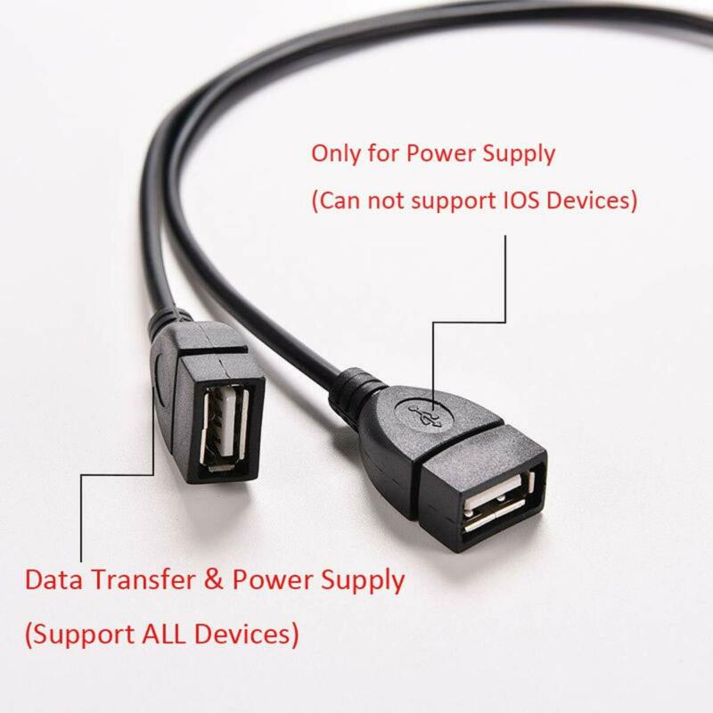 USB Splitter,USB Charger Cable,USB 2.0 A Male to 2 Dual Female Jack Y... - Fresh Stock Dated February 2026