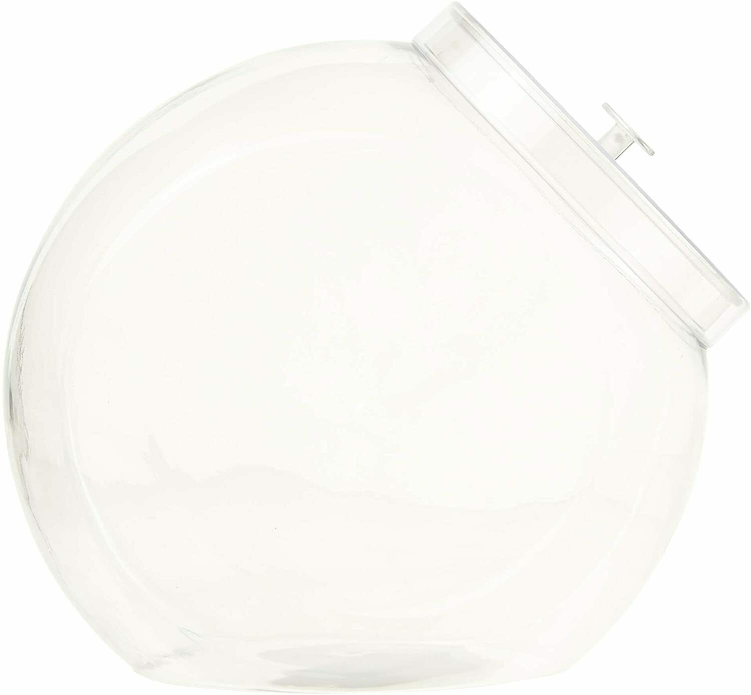 Amscan 410017 Container w/Lid, 80 Oz, Clear - Fresh Stock Dated February 2026