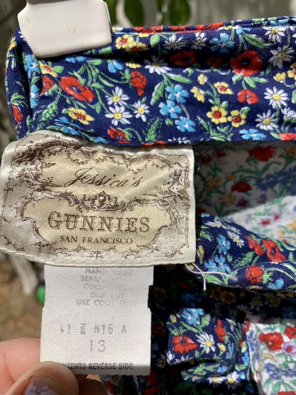 Rare Vintage Gunne Sax Jessica’s Gunnies Prairie Boho Lace Calico Midi Skirt Med - Fresh Stock Dated March 2026