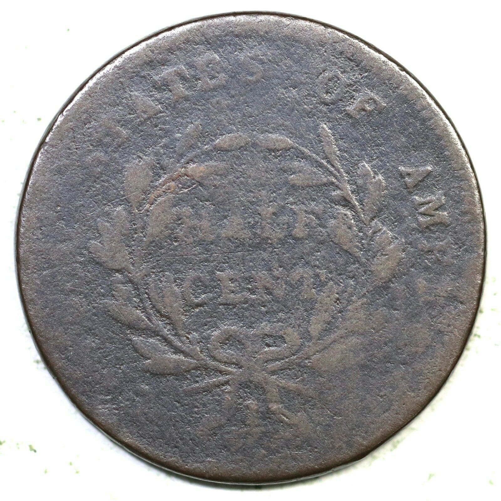 1797 C-1 R-2 1 over 1 Liberty Cap Half Cent Coin 1/2c - Fresh Stock Dated February 2026