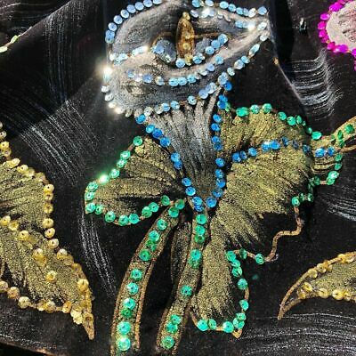 1950s Vintage Hand Painted Calla Lily & Sequin Mexican Skirt - Fresh Stock Dated February 2026