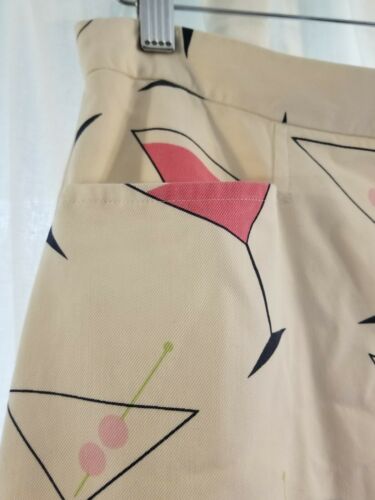VTG  Bobby Chan Silk Preppy Martini Skirt sz 12 - Fresh Stock Dated March 2026