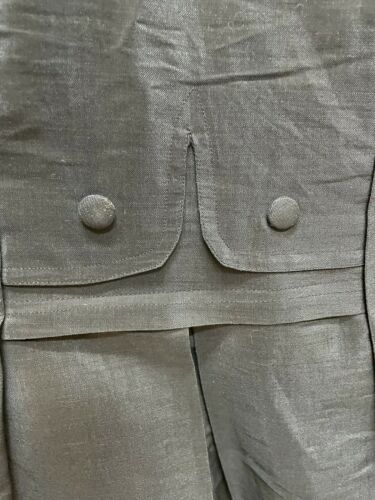 Antique Victorian Black Wool Skirt Edwardian Decorative Buttons - Fresh Stock Dated February 2026