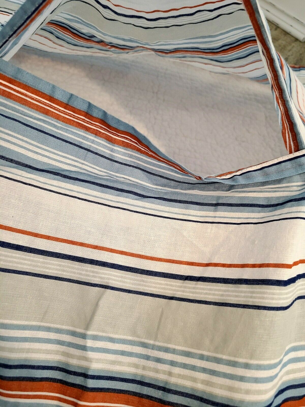 Sailboat Quilted Pillow Standard Sham 20x26 Buoy Lighthouse Nautical  QE Kids - Fresh Stock Dated December 2025