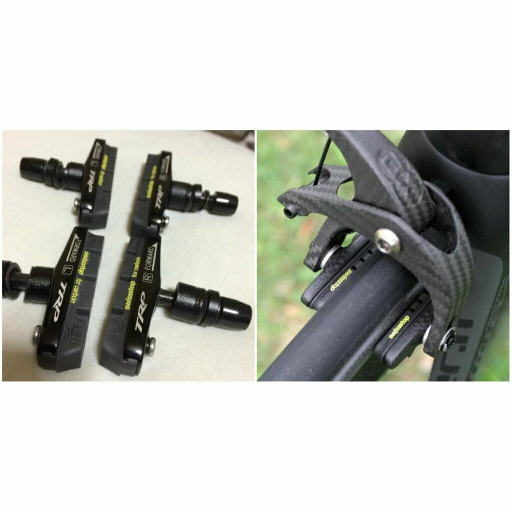 SwissStop Flash Pro Black Prince Carbon Rim Brake Pads for Shimano & Sram - Fresh Stock Dated February 2026