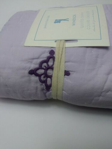 Pottery Barn Kids Windsor Butterfly lavender euro sham for quilt - Fresh Stock Dated December 2025