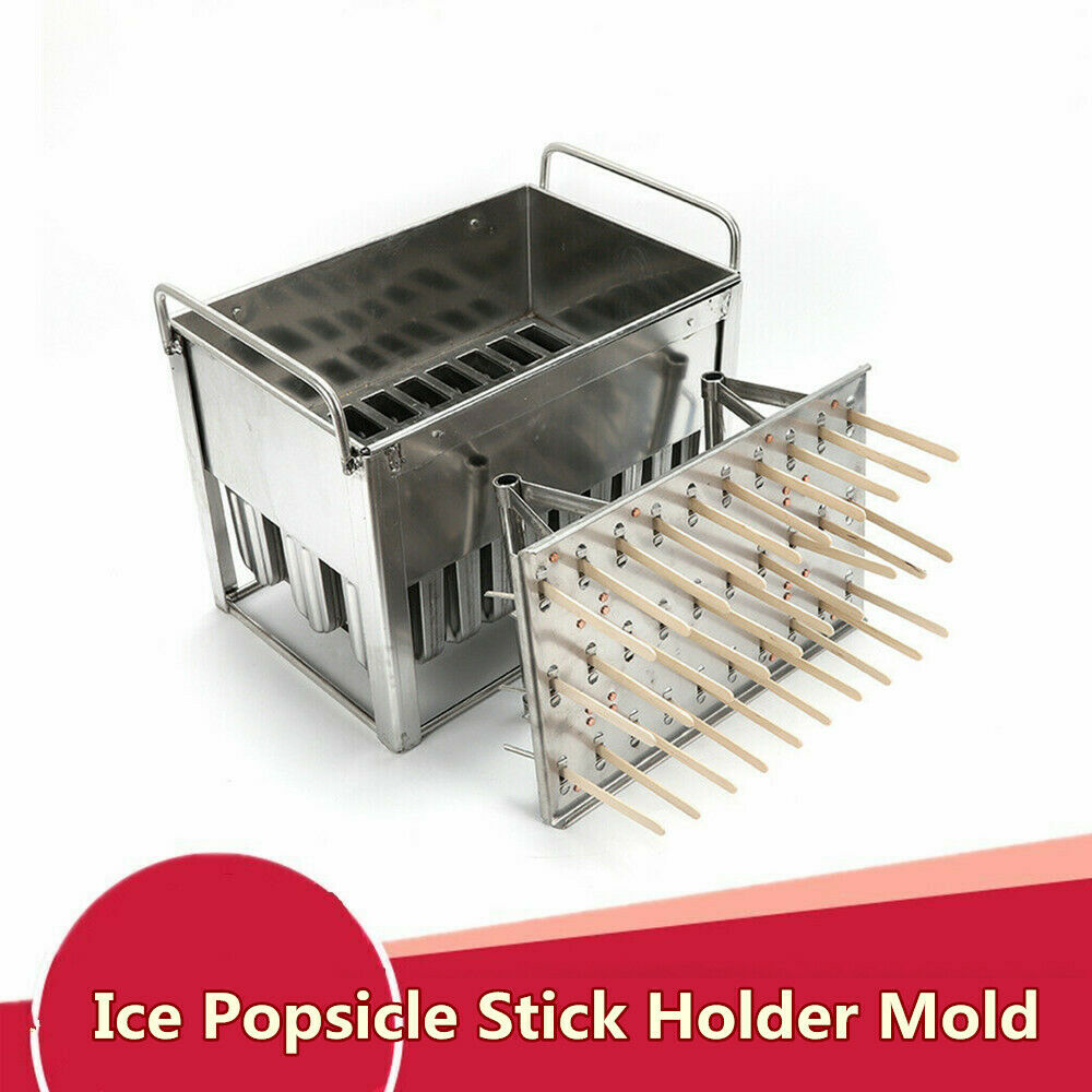30PCS Popsicle Making Tool Ice Cream Sticks Mold Stainless Steel Ice Lolly Molds - Fresh Stock Dated February 2026
