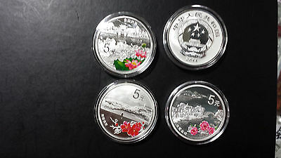 China 2014 One Set (4 Pieces of 1/2oz Silver Coins) - World Heritage - West Lake - Fresh Stock Dated December 2025