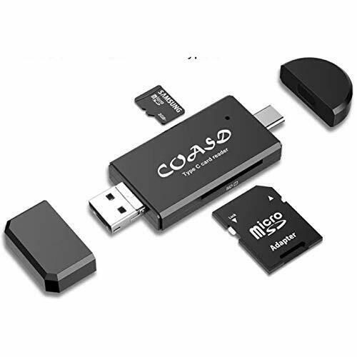 COASD Memory Card Reader SD OTG Adapter and USB 2.0 Portable for SDXC, 3 IN 1 - Fresh Stock Dated February 2026