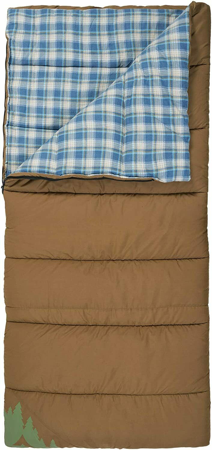 TETON Sports Evergreen Canvas Sleeping Bag; Warm and Comfortable Sleeping Bag - Fresh Stock Dated December 2025