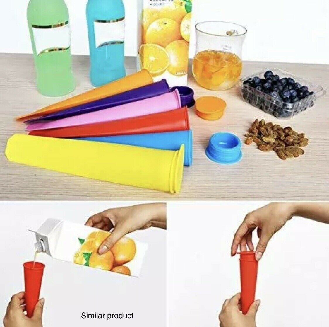 Silicone Ice Pop Molds - Assorted, HD Designs Outdoors® Holds 4.05 fl oz. NEW - Fresh Stock Dated February 2026