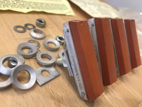 NOS 4 BMX SCOTT MATHAUSER SUPERBRAKE Threaded Post Finned Brake Pads w/extrasMG5 - Fresh Stock Dated December 2025