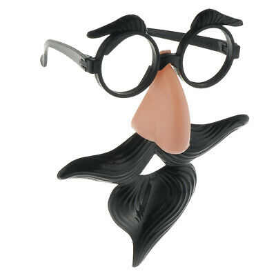 Funny Eyebrows Beard Nose Glasses Halloween Costume Props Photo Booth Props - Fresh Stock Dated February 2026