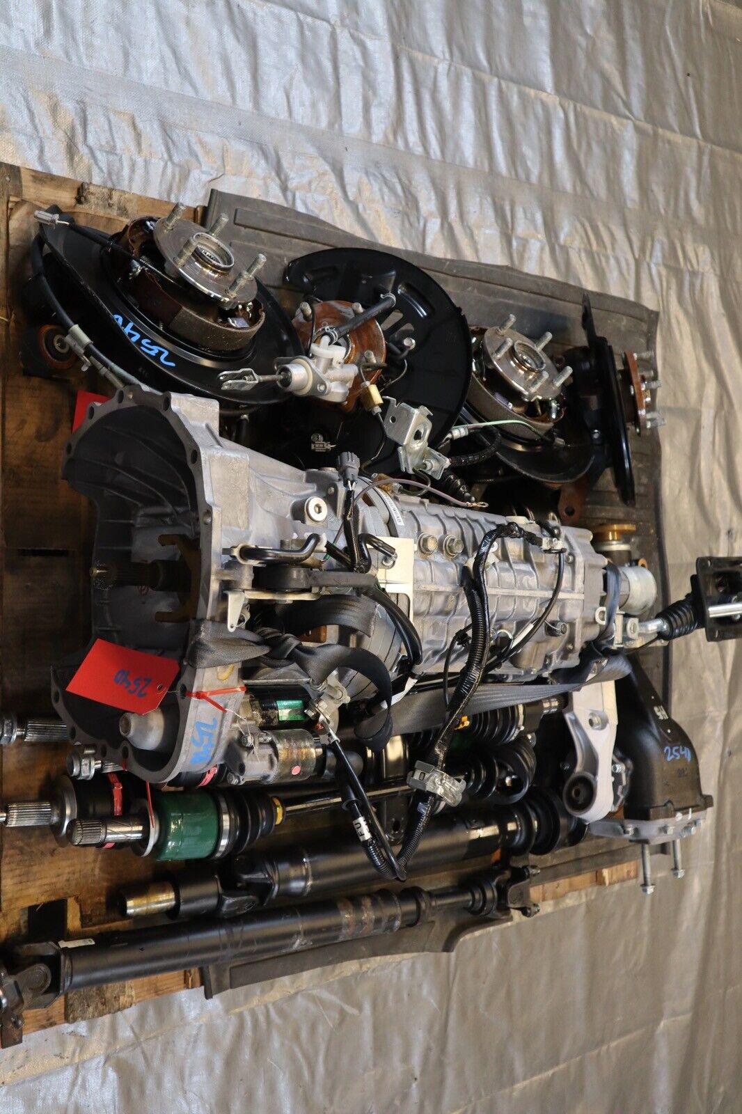 2021 SUBARU WRX STI SEDAN OEM 6SPD MANUAL TRANSMISSION SWAP TY856UW6AB 1257 MILE - Fresh Stock Dated February 2026