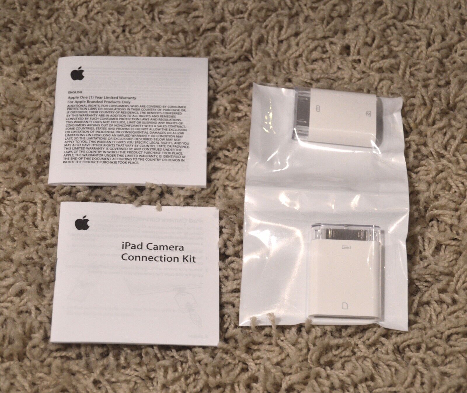 Genuine OEM Apple iPad Camera Connection Kit MC531ZM/A A1362 A1358 New Sealed - Fresh Stock Dated February 2026
