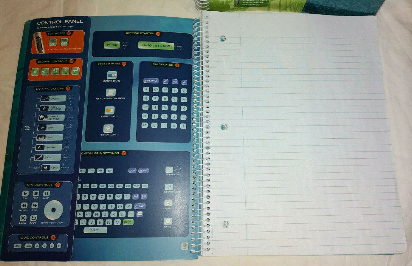 3 NEW Unused Paper NOTEBOOKs ~ For FLY FUSION Digital Pen from Pentop Computer - Fresh Stock Dated February 2026