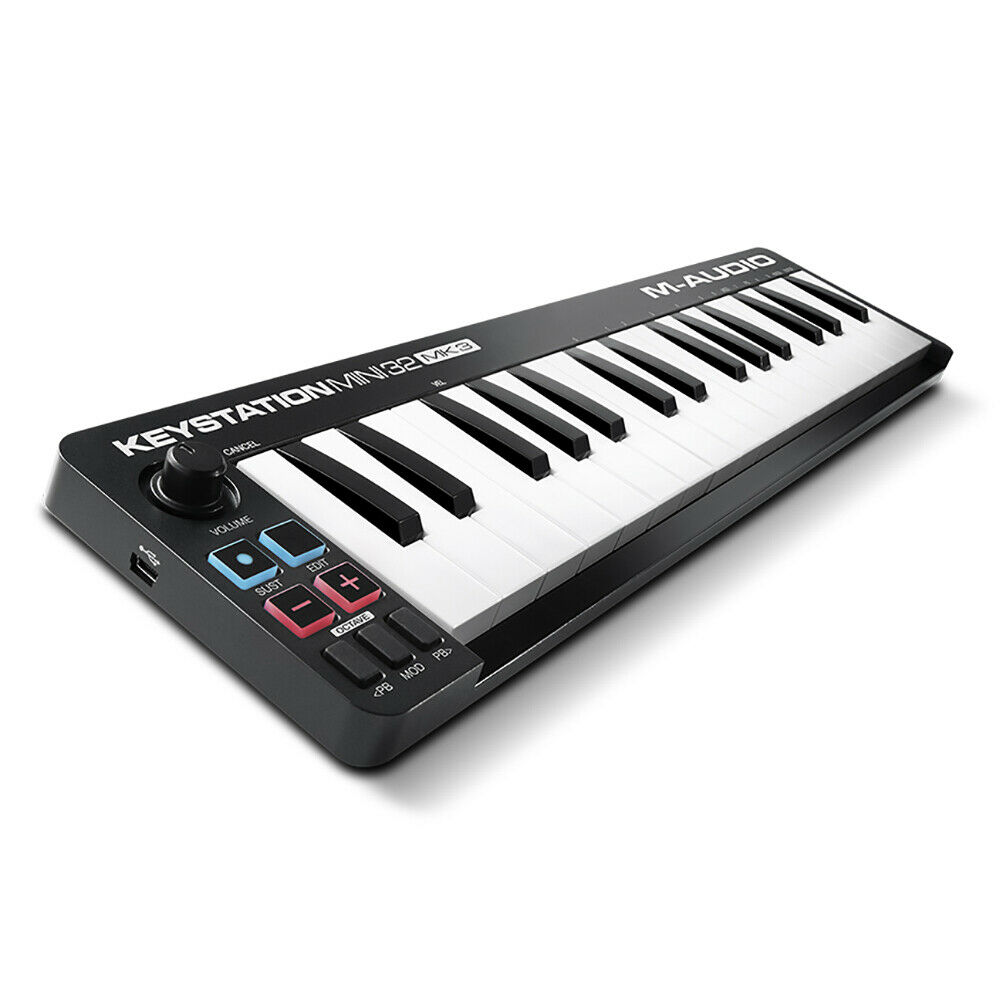 M-Audio Keystation Mini 32 MK3 32 Key USB Keyboard Controller w/ Pro Tools First - Fresh Stock Dated February 2026
