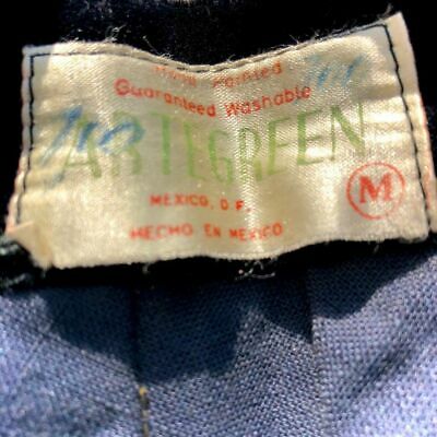 1950s Vintage Hand Painted Calla Lily & Sequin Mexican Skirt - Fresh Stock Dated February 2026