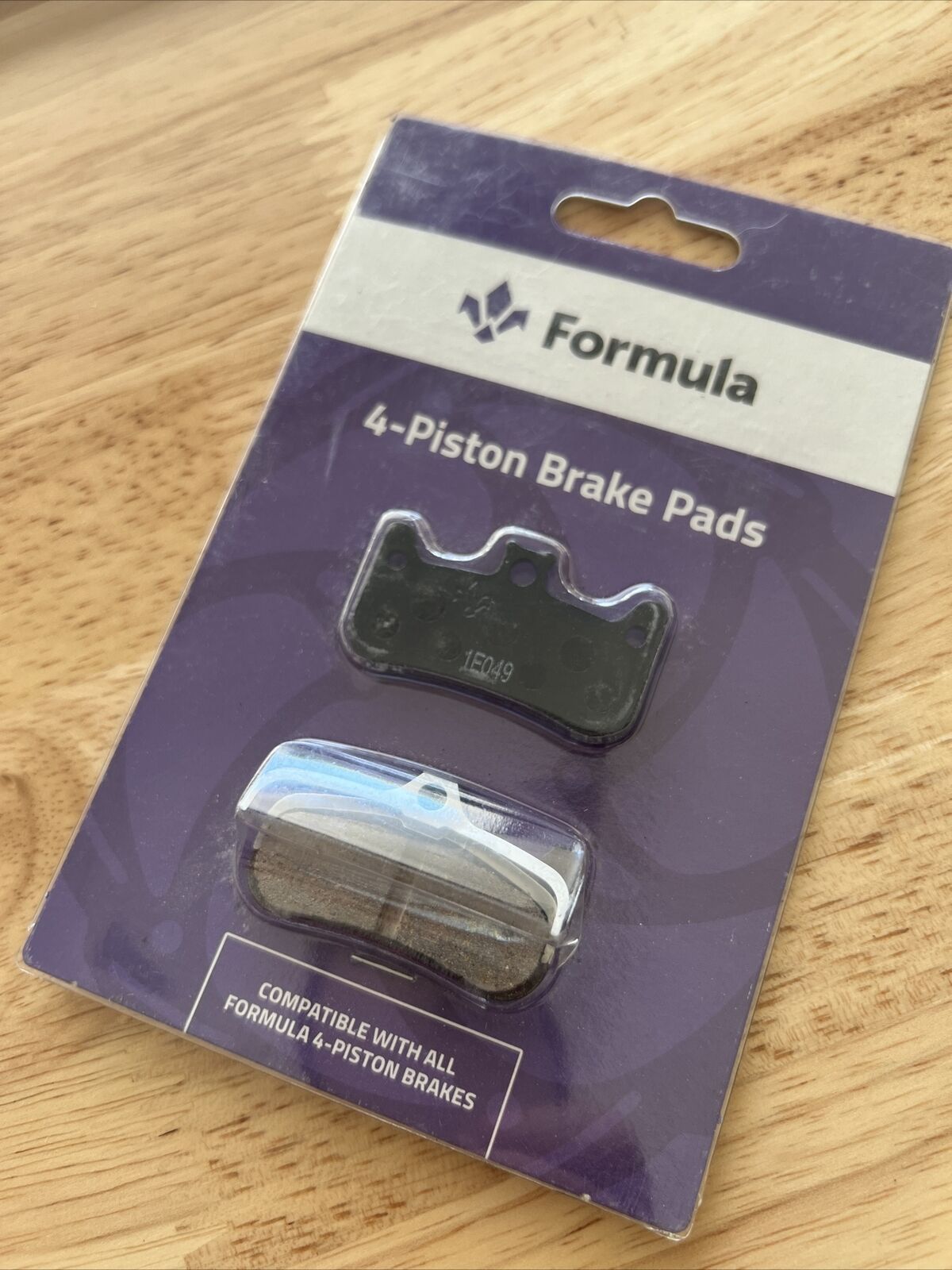 2 Formula - Couple Organic brake pads CURA 4 (four piston brake set) FD40187-10 - Fresh Stock Dated February 2026