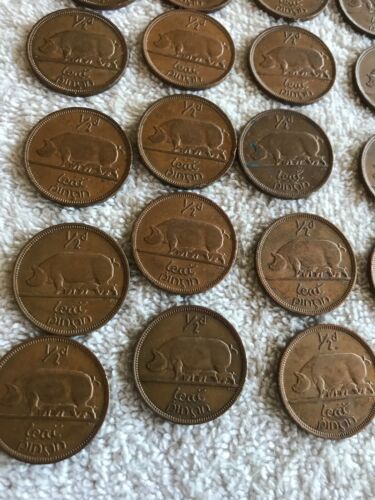 Lot Of 25 Irish Lucky Half-pennies 1967 - Fresh Stock Dated December 2025