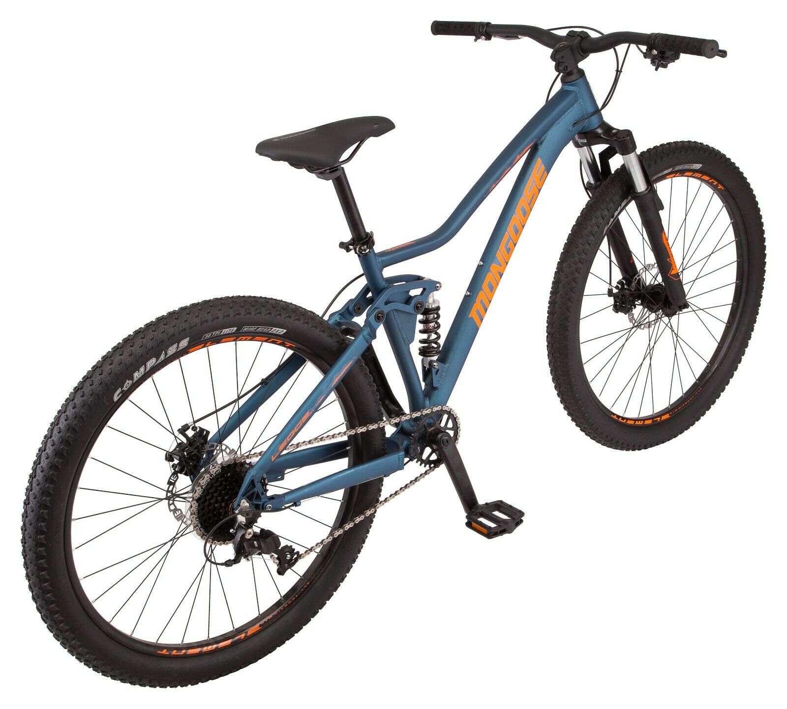Mongoose Ledge Mountain Bike, 7 Speeds, 27.5 In. Wheels, Teal - Fresh Stock Dated February 2026