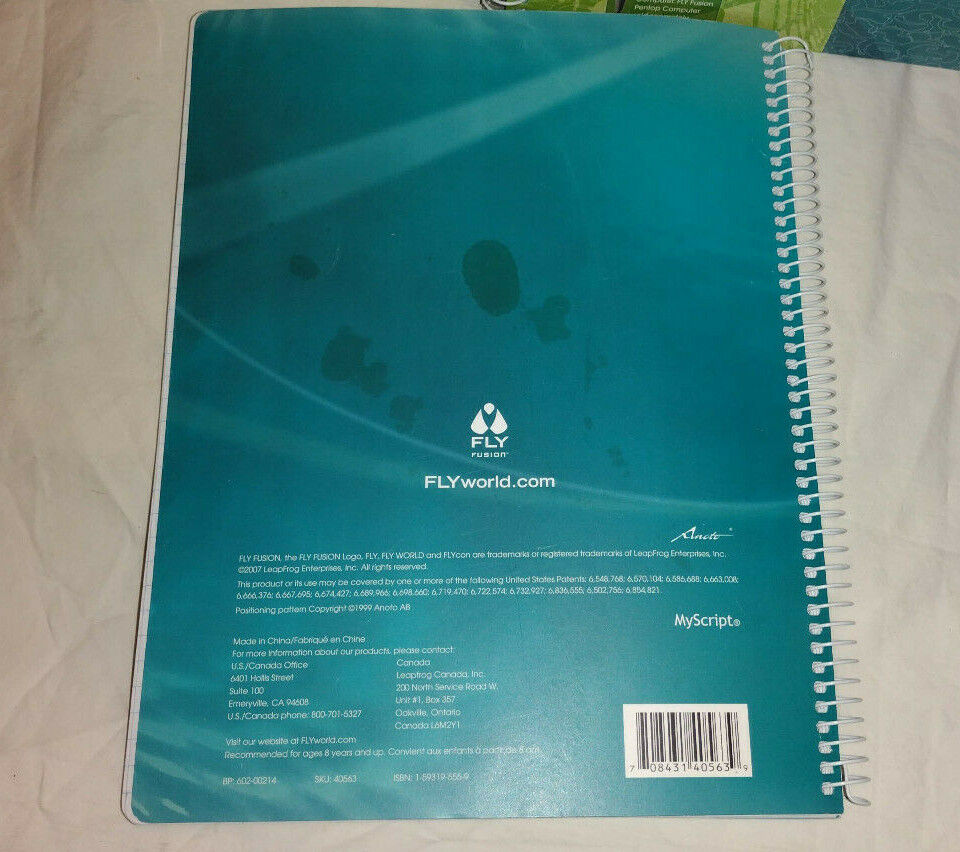 3 NEW Unused Paper NOTEBOOKs ~ For FLY FUSION Digital Pen from Pentop Computer - Fresh Stock Dated February 2026