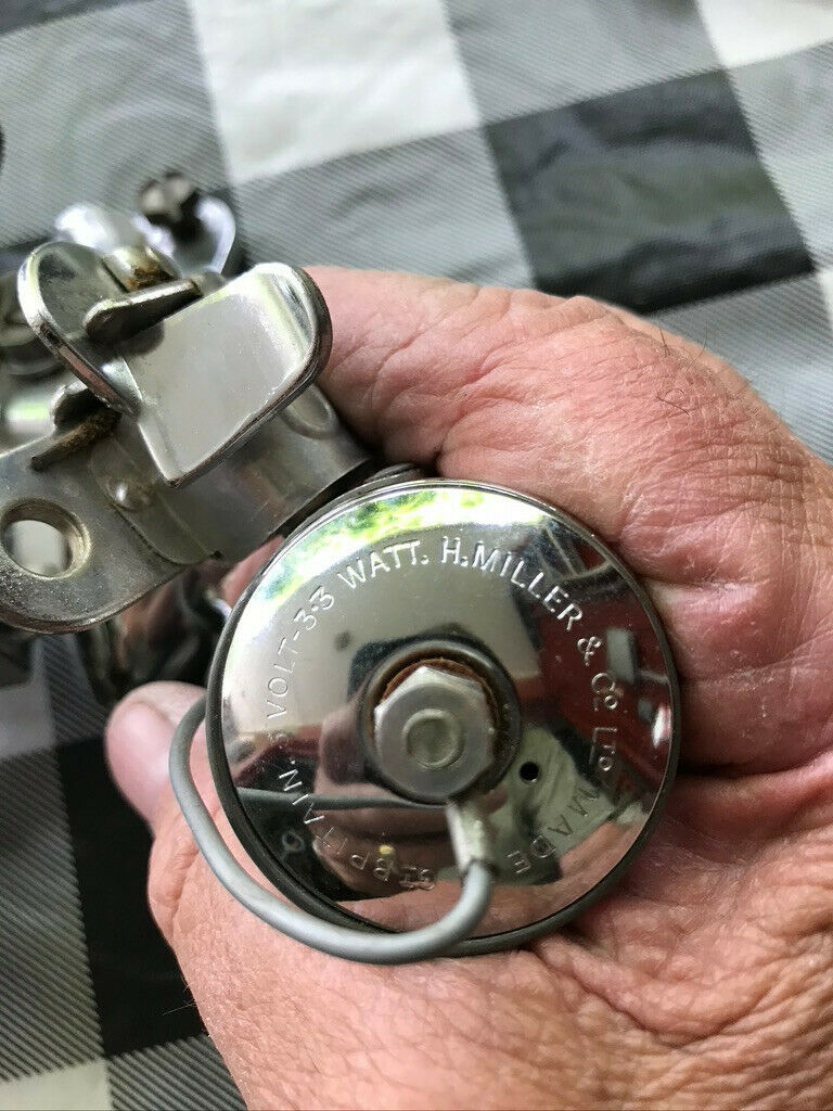 VINTAGE MILLER BICYCLE LIGHTS AND GENERATORS - Fresh Stock Dated December 2025