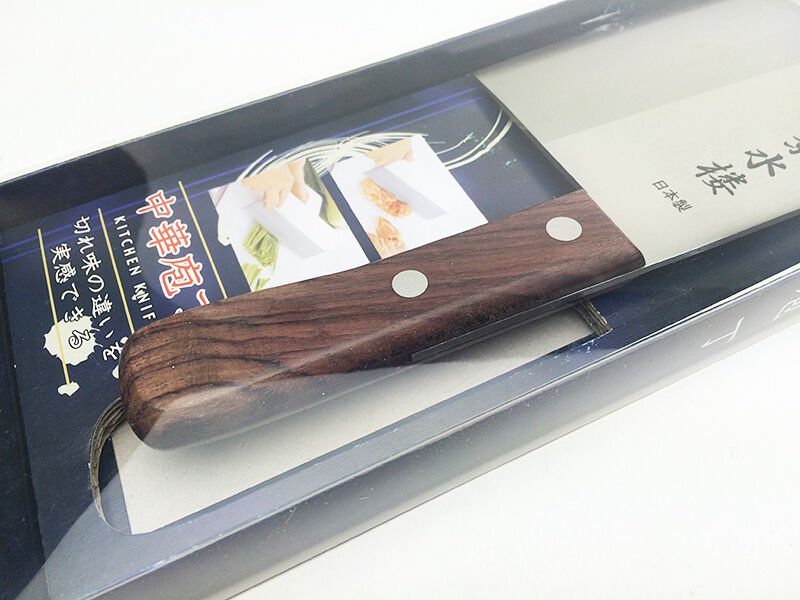 Japanese Keisuirou Chinese Kitchen Chef's Knife Chukagai AKI0601 Made in JAPAN - Fresh Stock Dated December 2025