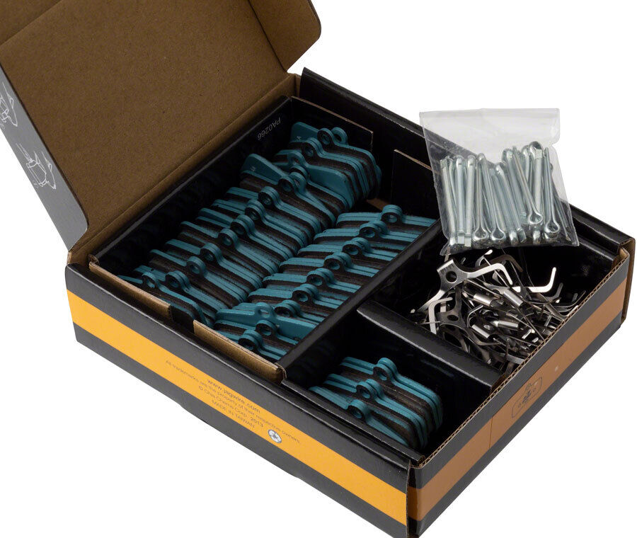 Jagwire Sport Organic Disc Brake Pads for Shimano XTR M9120, XT M8120, Box of 25 - Fresh Stock Dated February 2026