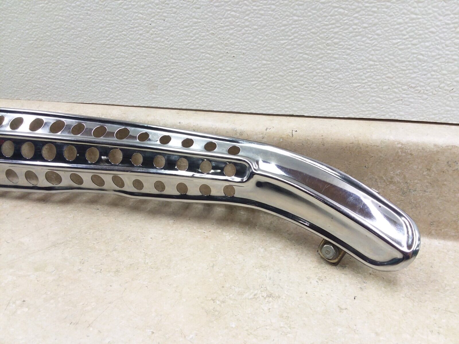 Honda 100 CL CL100 K1 Scrambler OEM Exhaust Muffler Heat Shield 1971 ANX - Fresh Stock Dated February 2026