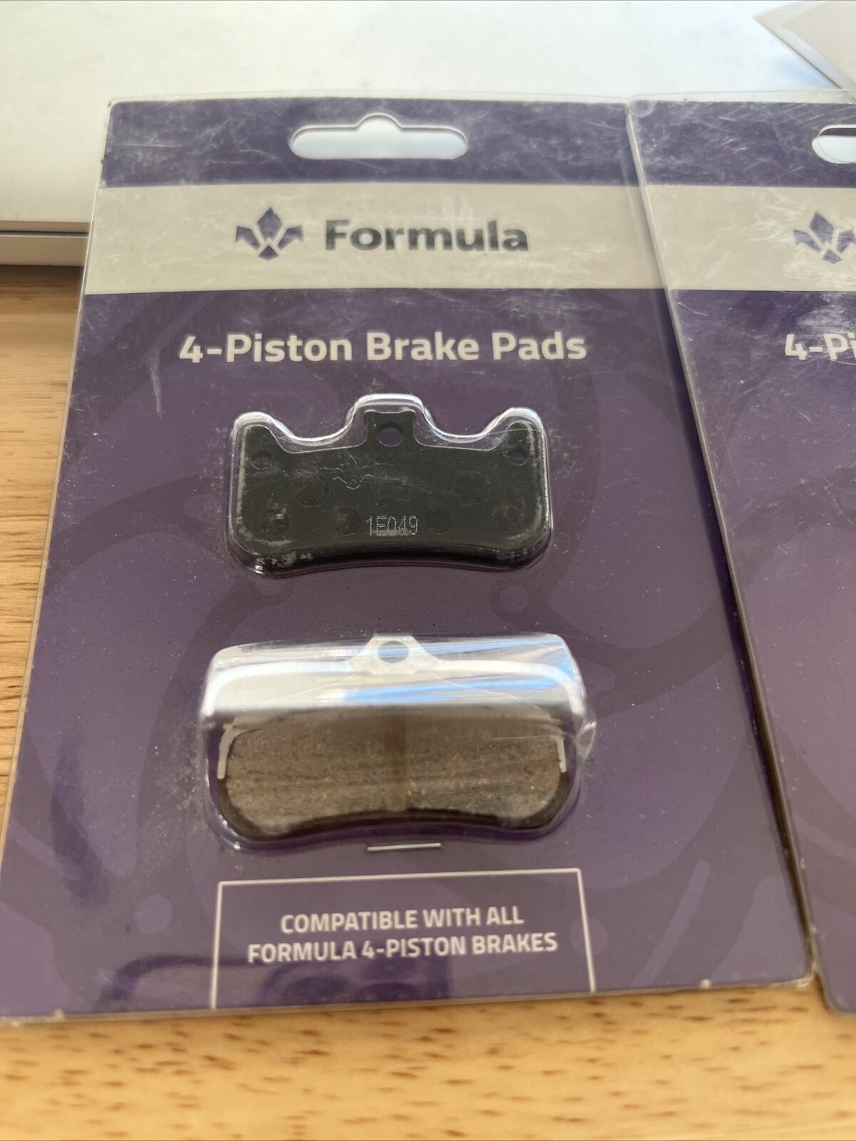 2 Formula - Couple Organic brake pads CURA 4 (four piston brake set) FD40187-10 - Fresh Stock Dated February 2026
