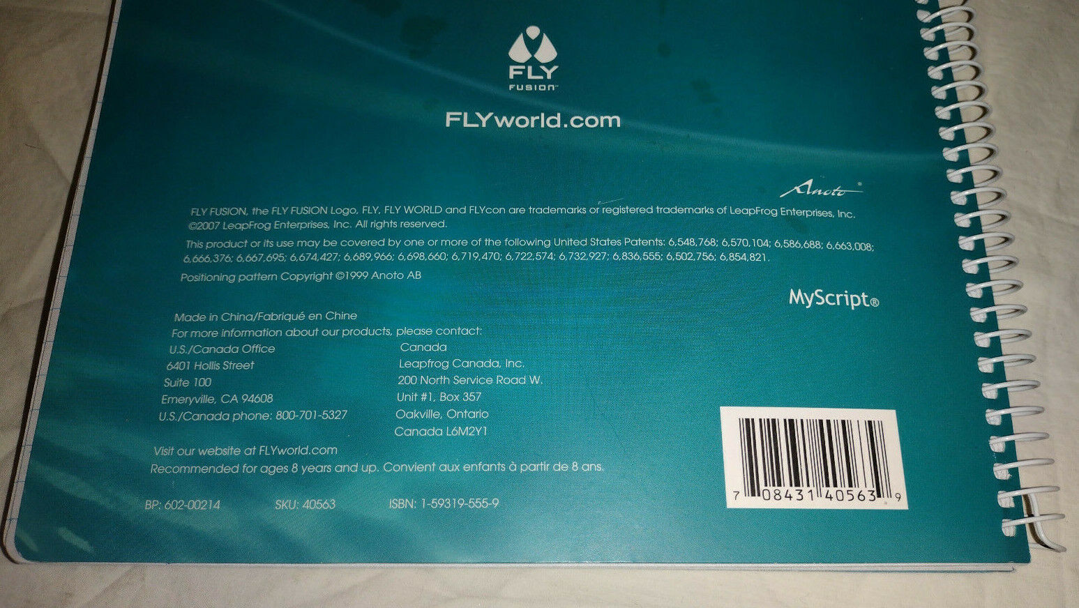 3 NEW Unused Paper NOTEBOOKs ~ For FLY FUSION Digital Pen from Pentop Computer - Fresh Stock Dated February 2026