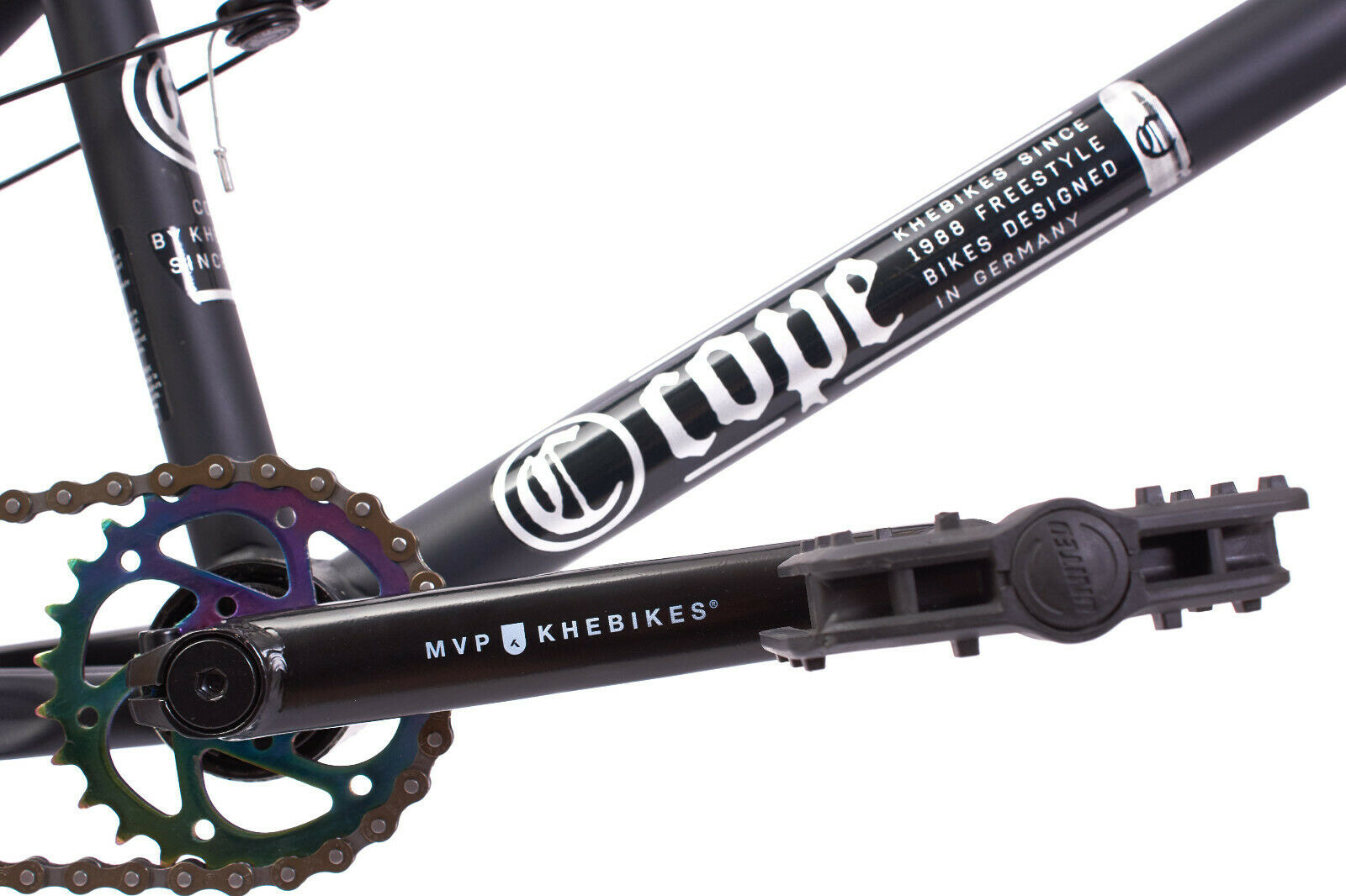 KHE BMX Bike COPE Am Black 20 Inches Affix 360° Rotor Only 24lbs - Fresh Stock Dated February 2026