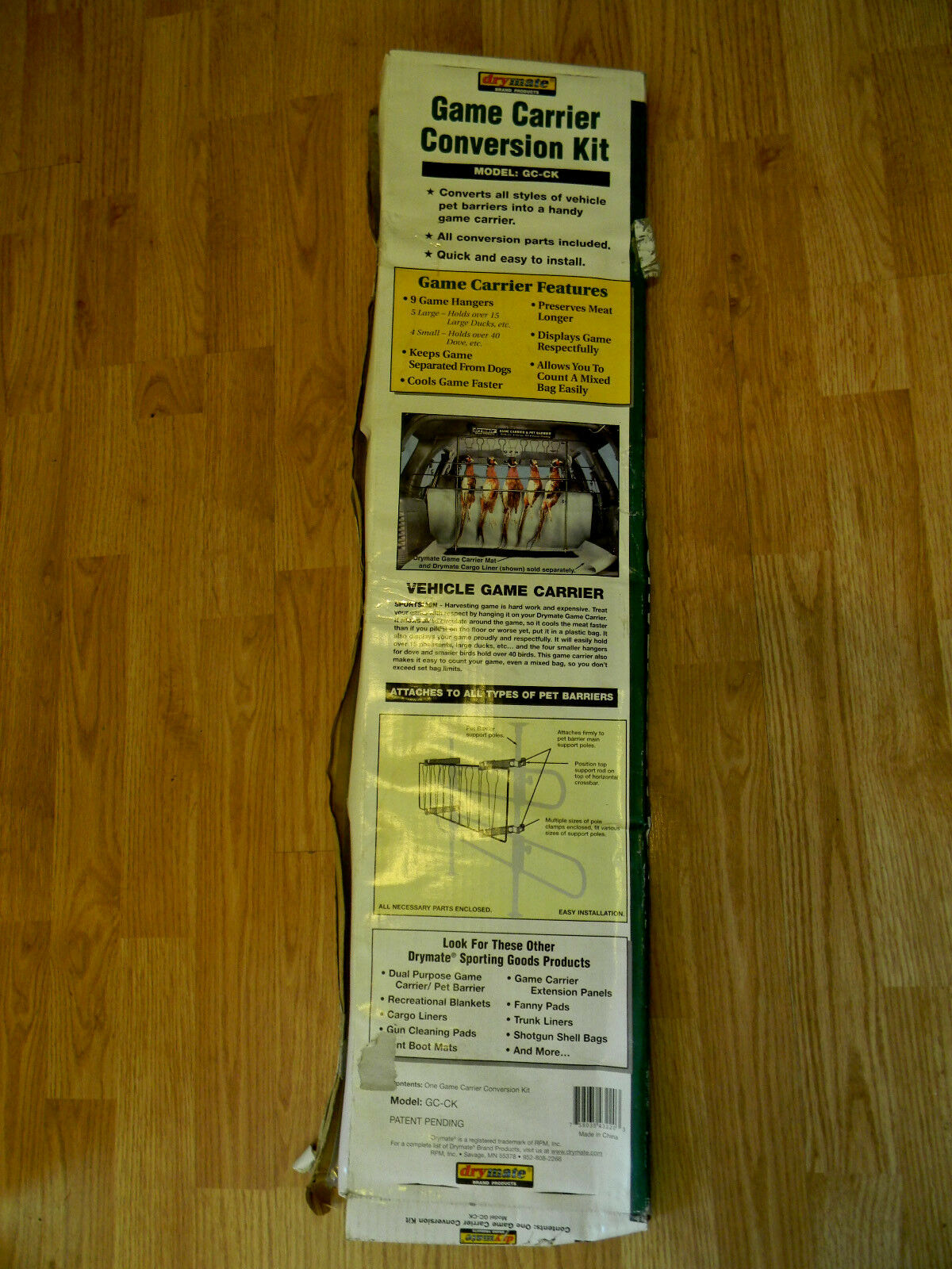 Drymate Game Carrier Conversion Kit- GC-CK - Fresh Stock Dated December 2025