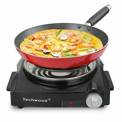 1100W Portable Electric Coil Hot Plate Single Burner for Cooking, Countertop - Fresh Stock Dated December 2025