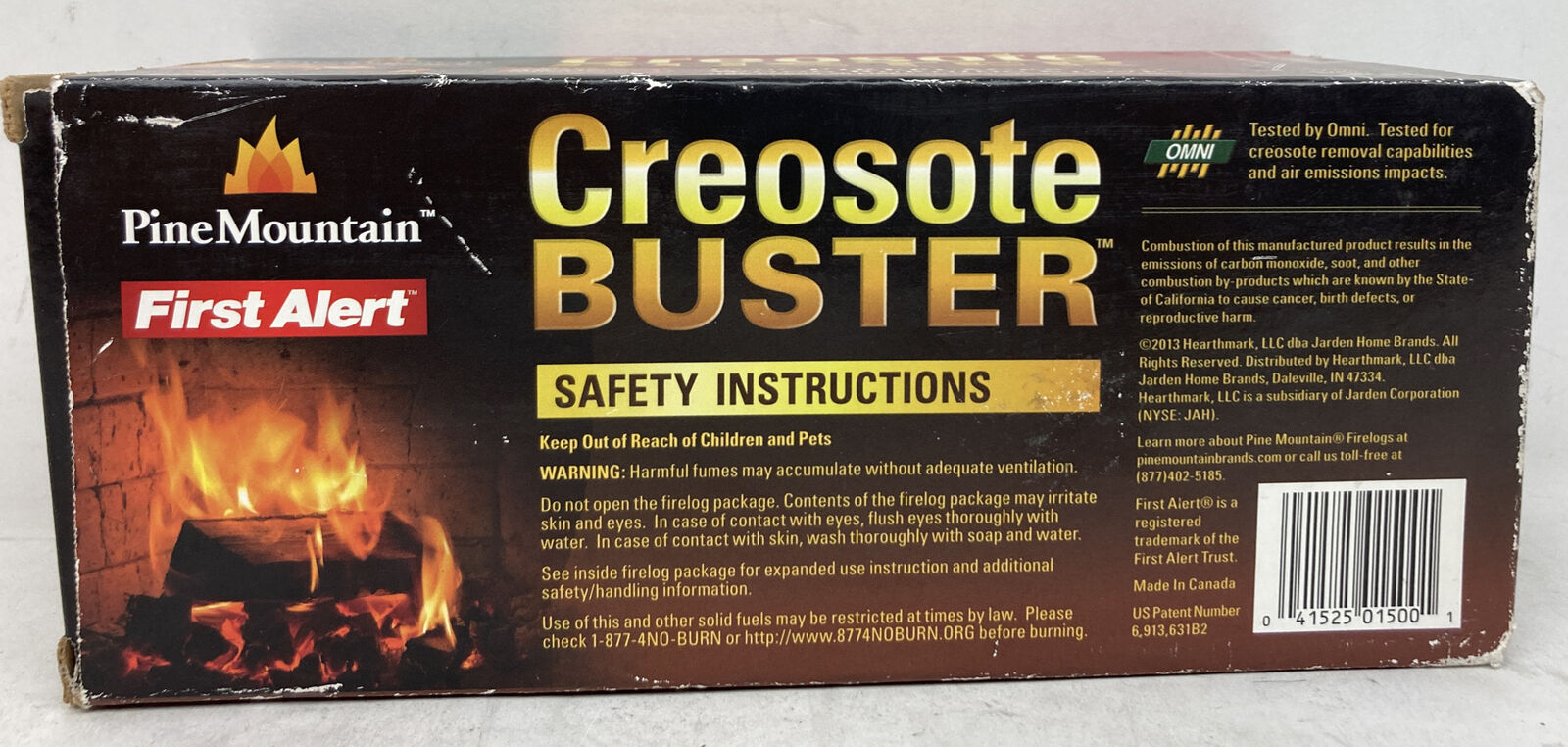 Pine Mountain Firelog Creosote Buster  3.5 lbs chimney cleaner New In Box - Fresh Stock Dated December 2025
