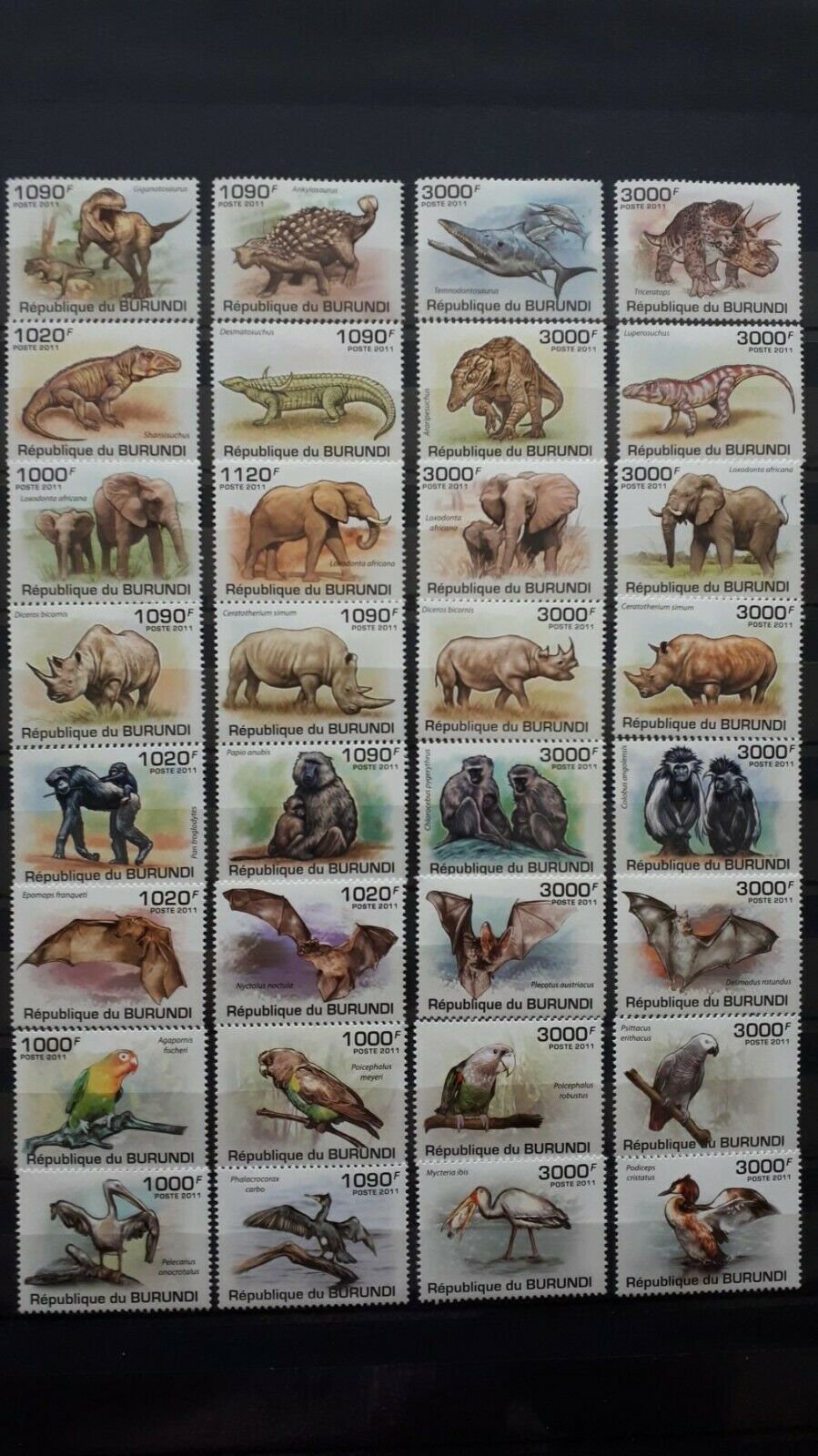 Burundi 2011. - LOT Thematics ** MNH 27 complete sets (perforated) - 3 photos - Fresh Stock Dated January 2026