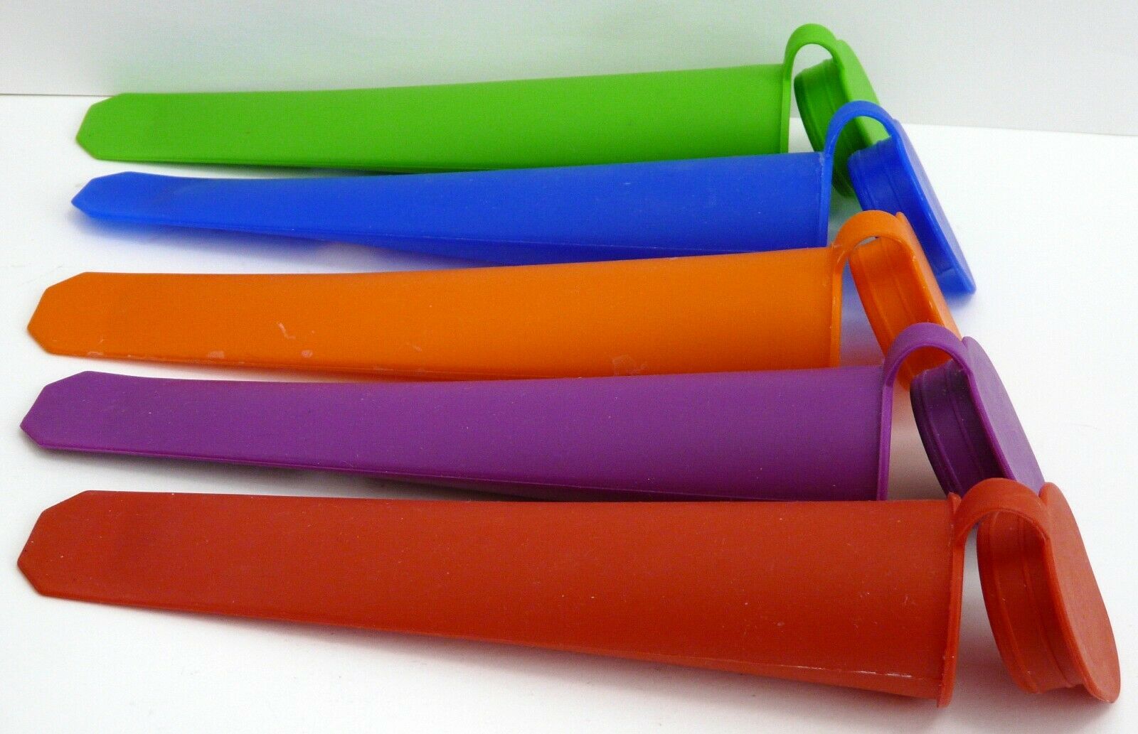 Rednolia Silicone Popsicle Molds and Ice Pop Maker with Attached Lids Set of 5 - Fresh Stock Dated February 2026