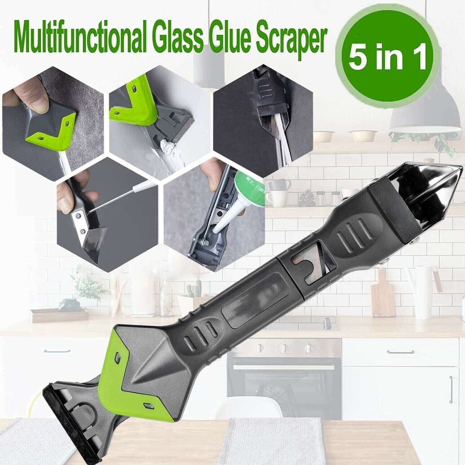 5 in1  Scrapper Tools practical Silicone Sealant Finishing Tool Grout Kitchen - Fresh Stock Dated February 2026