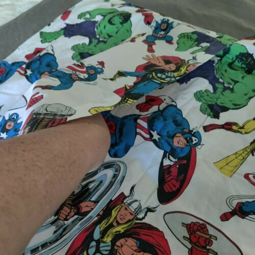 Pottery Barn Kids Marvel Comics Standard Sham Hulk Captain America Avengers - Fresh Stock Dated December 2025