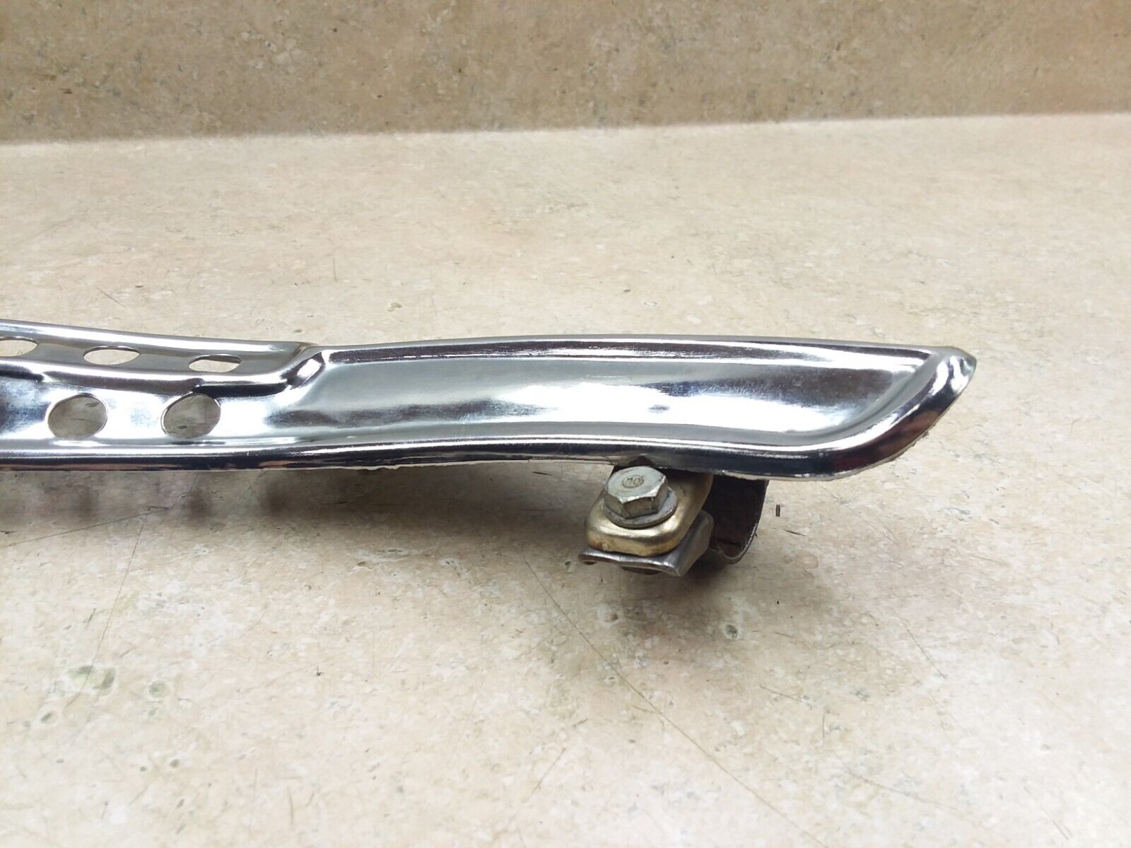 Honda 100 CL CL100 K1 Scrambler OEM Exhaust Muffler Heat Shield 1971 ANX - Fresh Stock Dated February 2026
