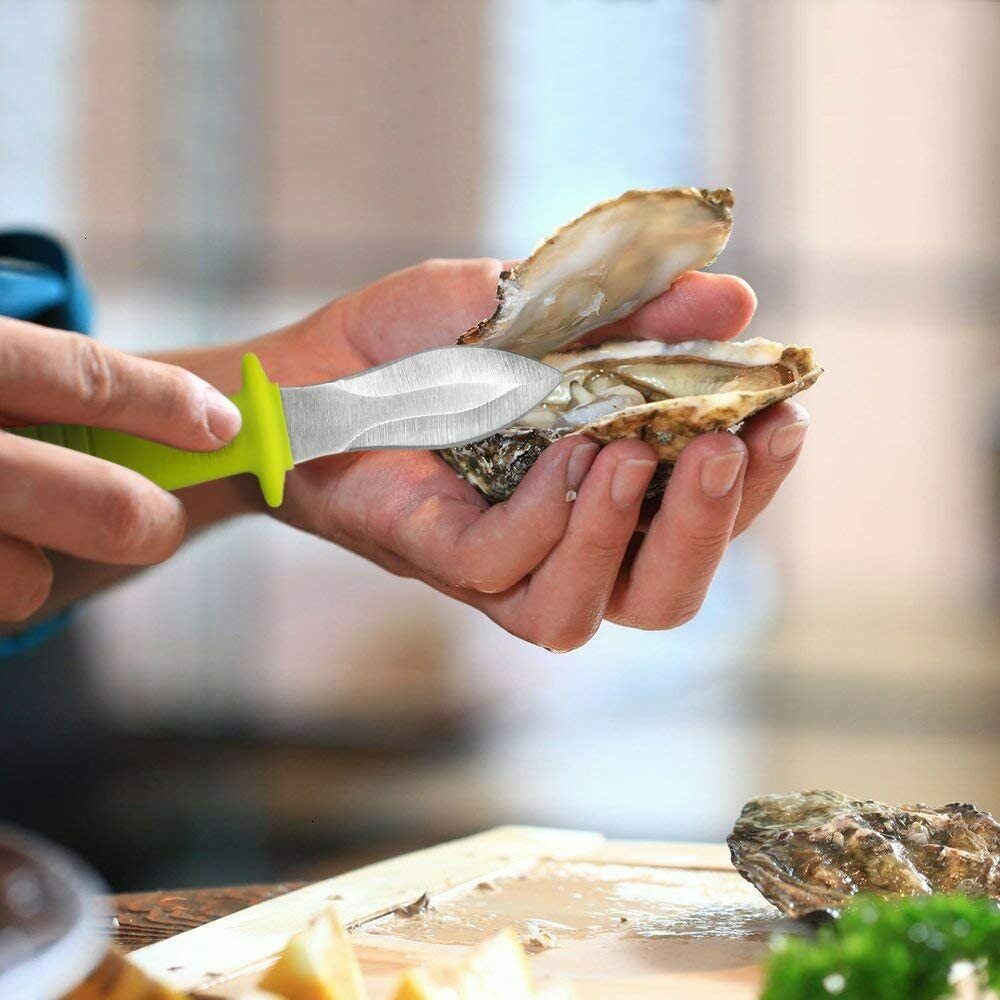 DragonFruitee Oyster Knife Shucking Tool, Commercial Grade with Anti-Slip Handle - Fresh Stock Dated January 2026